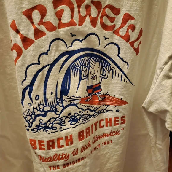 Birdwell Gray Short Sleeve Tee Casual Comfort - Picture 3 of 5